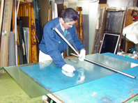 鳥取市,リフォーム,網戸,網戸張替え,ガラス修理,ガラス補修,エクステリア工事,鍵取替え,アートガラスエム・エイ